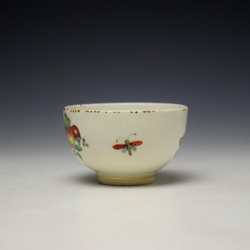 Derby Fruit Pattern Teabowl c1780 (2)
