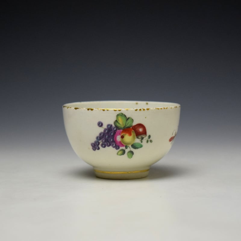 Derby Fruit Pattern Teabowl c1780 (3)