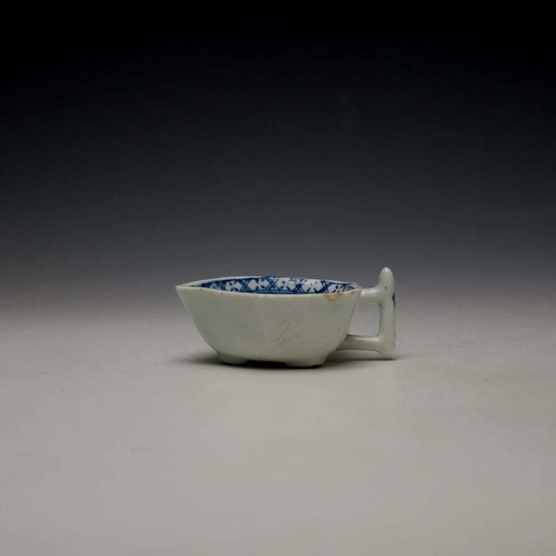 Lowestoft Chinese Island Pattern Butterboat c1770-75 (2)