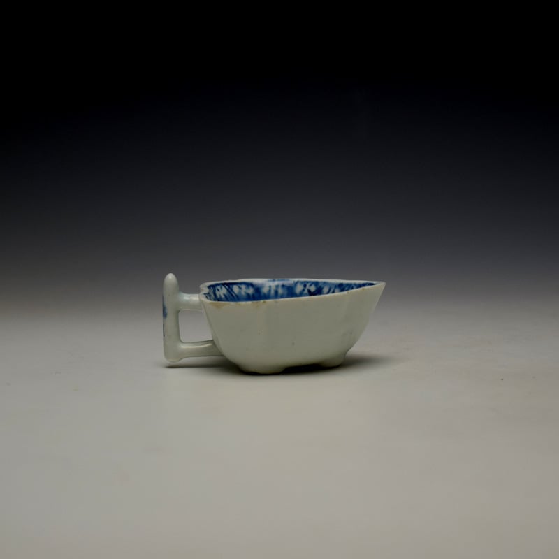 Lowestoft Chinese Island Pattern Butterboat c1770-75 (3)