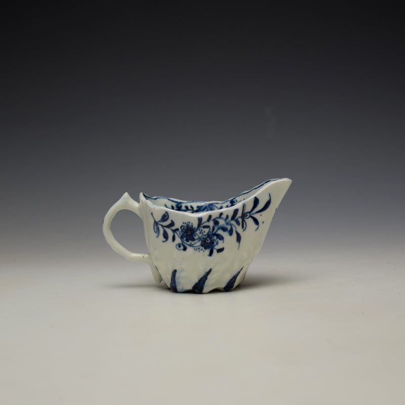 Lowestoft Daisy Pattern Low Chelsea Ewer c1770-80 (3)