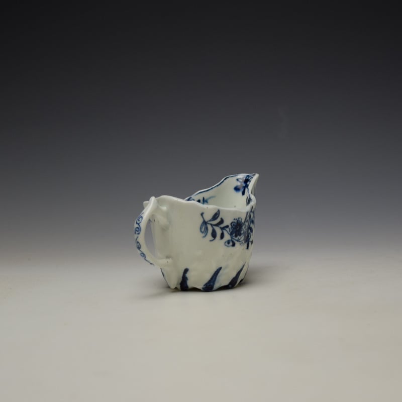 Lowestoft Daisy Pattern Low Chelsea Ewer c1770-80 (4)