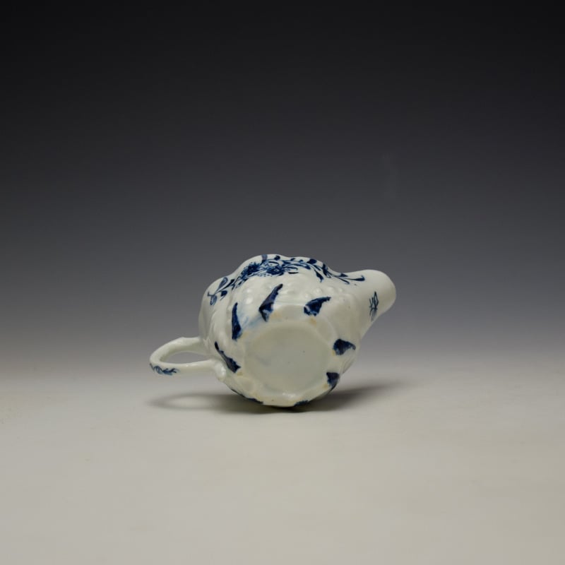 Lowestoft Daisy Pattern Low Chelsea Ewer c1770-80 (7)