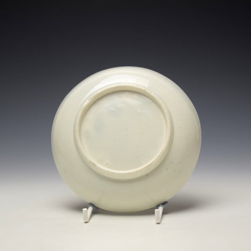 Worcester Dark Sprig Centre Pattern Teabowl and Saucer c1770-75 (8)