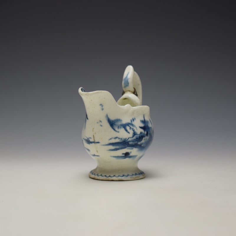 Derby Chinese Landscape Pattern Dolphin Ewer c1770-75 (2)