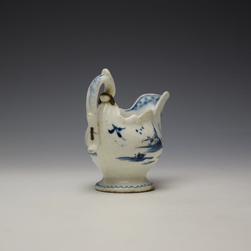 Derby Chinese Landscape Pattern Dolphin Ewer c1770-75 (5)