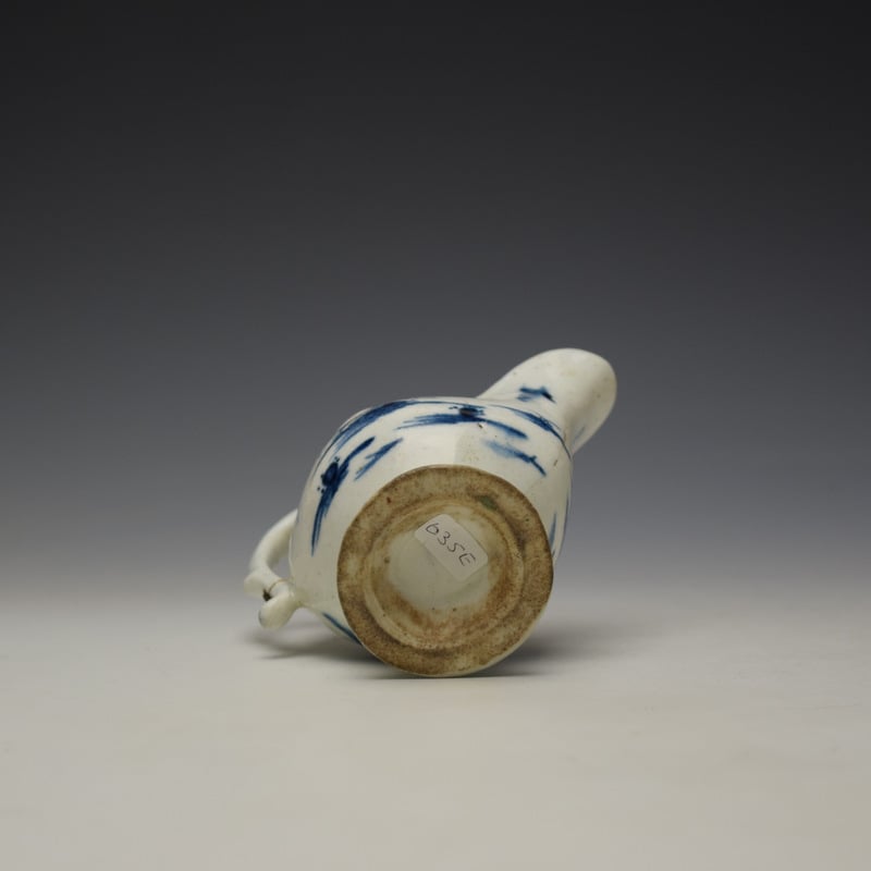 Derby Chinese Landscape Pattern Dolphin Ewer c1770-75 (8)