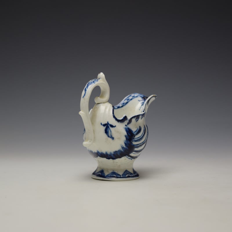 Derby Porcelain Moulded Dolphin Ewer c1770 (5)