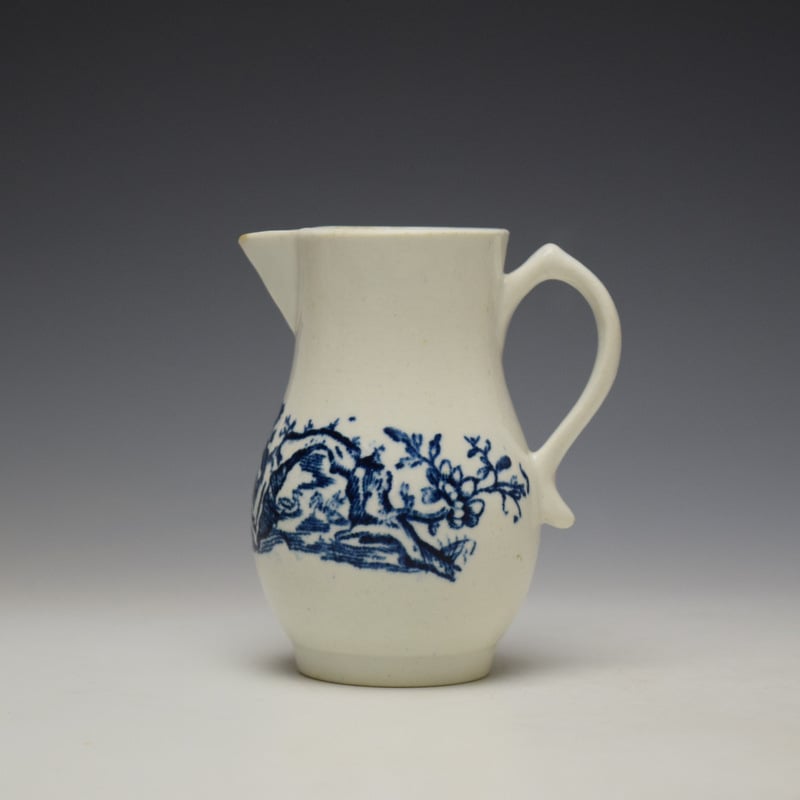 Dromedaries on a Raft Pattern Sparrow Beak Cream Jug c1772