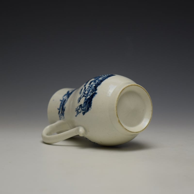 Lowestoft Dromedaries on a Raft Pattern Sparrow Beak Cream Jug c1772 (8)