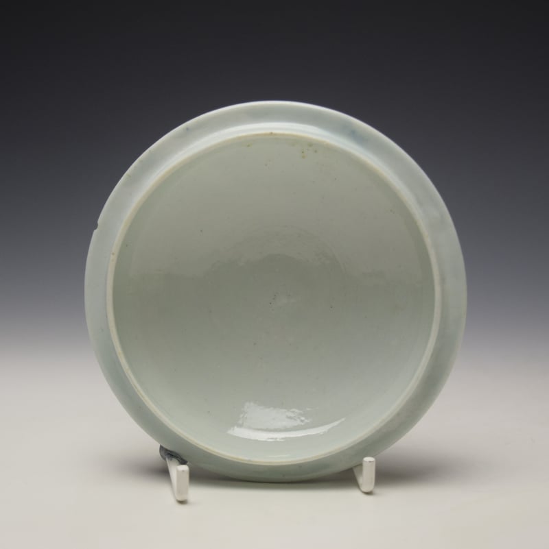 Worcester Feather Mould Floral Pattern Sucrier and Cover c1755-60 (8)