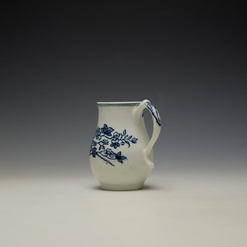 Lowestoft Fence Pattern Sparrow Beak Jug c1772 (5)