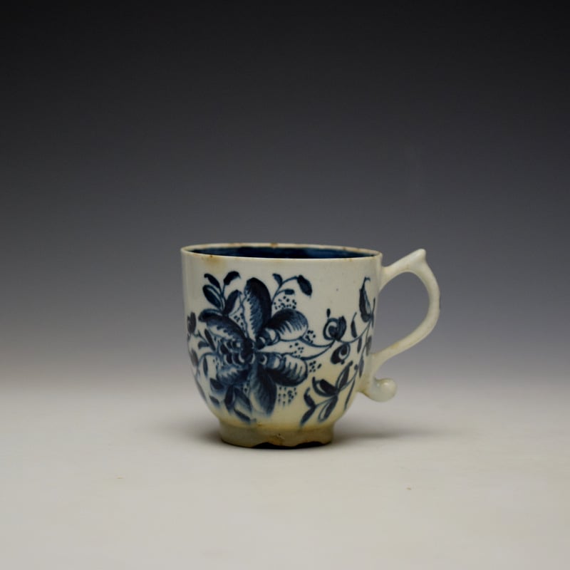 Early Mansfield Pattern Coffee Cup c1765-68