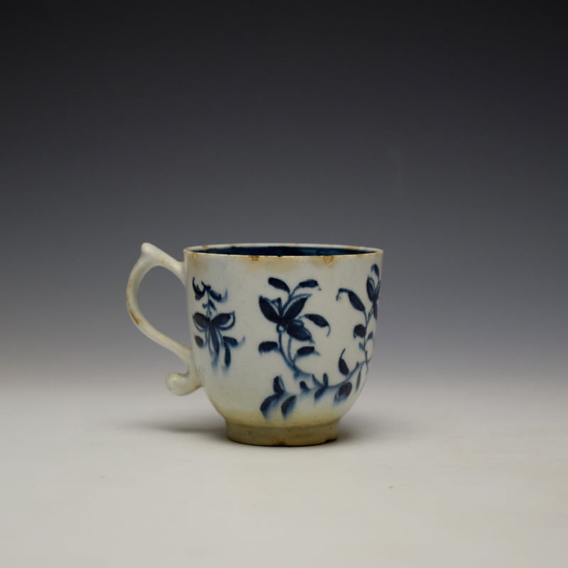 Lowestoft Mansfield Pattern Coffee Cup c1765-68 (3)