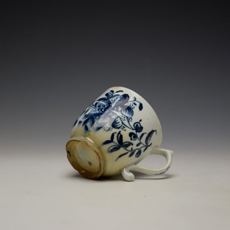 Lowestoft Mansfield Pattern Coffee Cup c1765-68 (6)