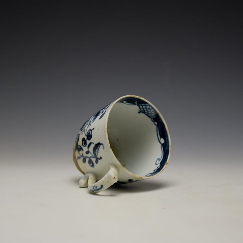Lowestoft Mansfield Pattern Coffee Cup c1765-68 (7)