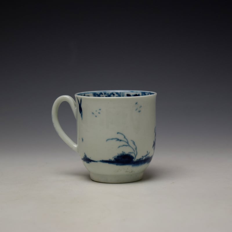 Worcester The Walk in a Garden Pattern Coffee Cup c1755-60 (4)