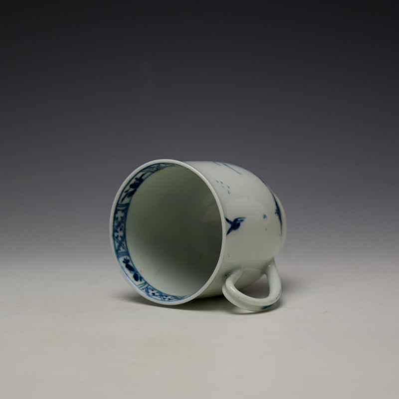 Worcester The Walk in a Garden Pattern Coffee Cup c1755-60 (7)