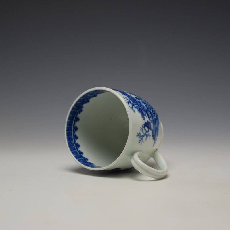 Worcester Fisherman Pattern Coffee Cup c1775-85 (6)