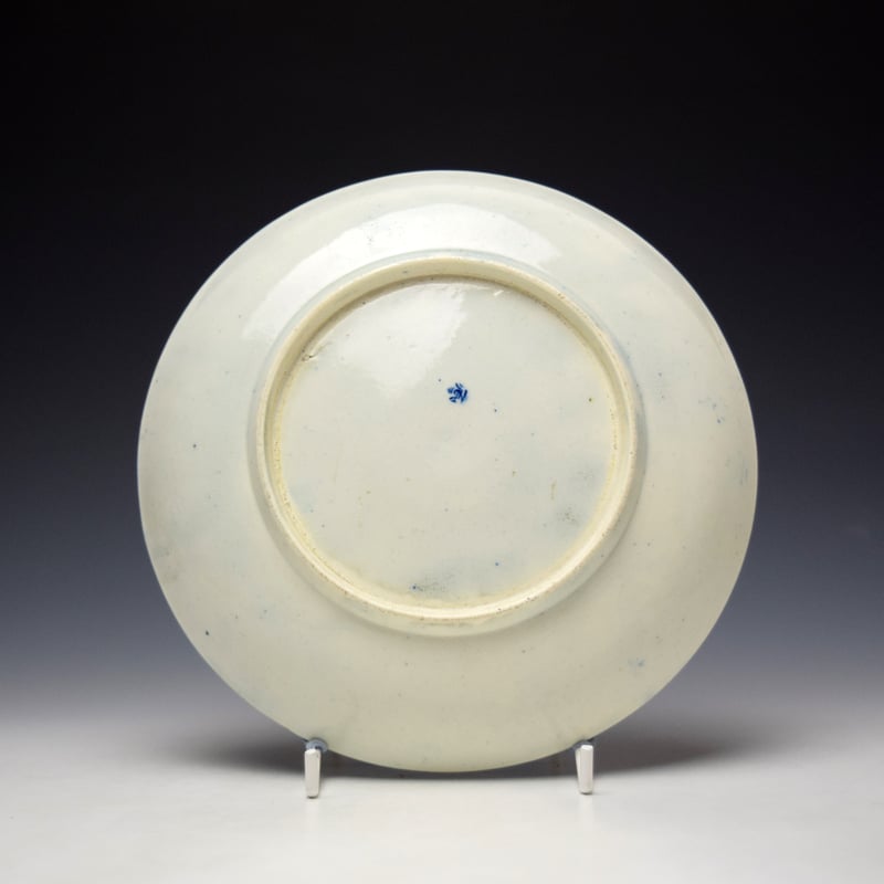 Worcester Fisherman Pattern Saucer Dish c1775-85 (3)