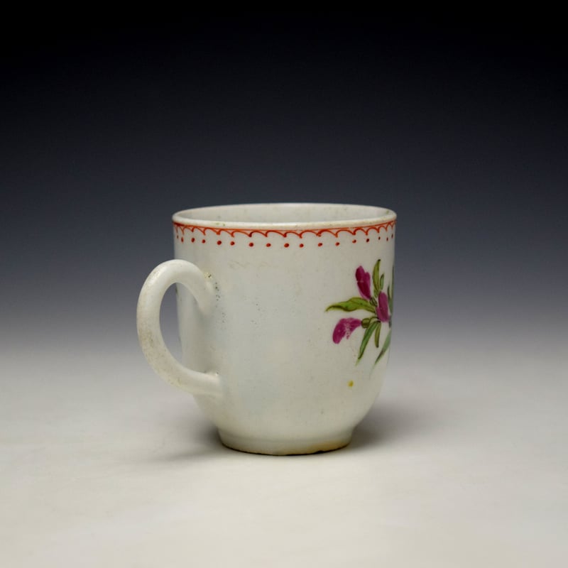 Bow Floral Coffee Cup c1765 (4)