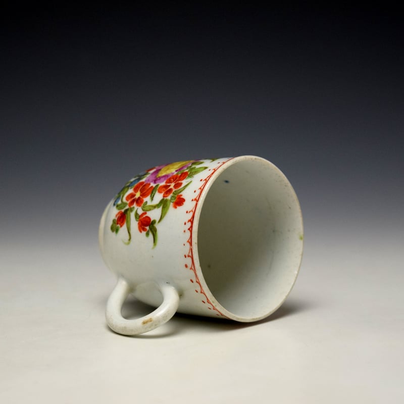 Bow Floral Coffee Cup c1765 (5)