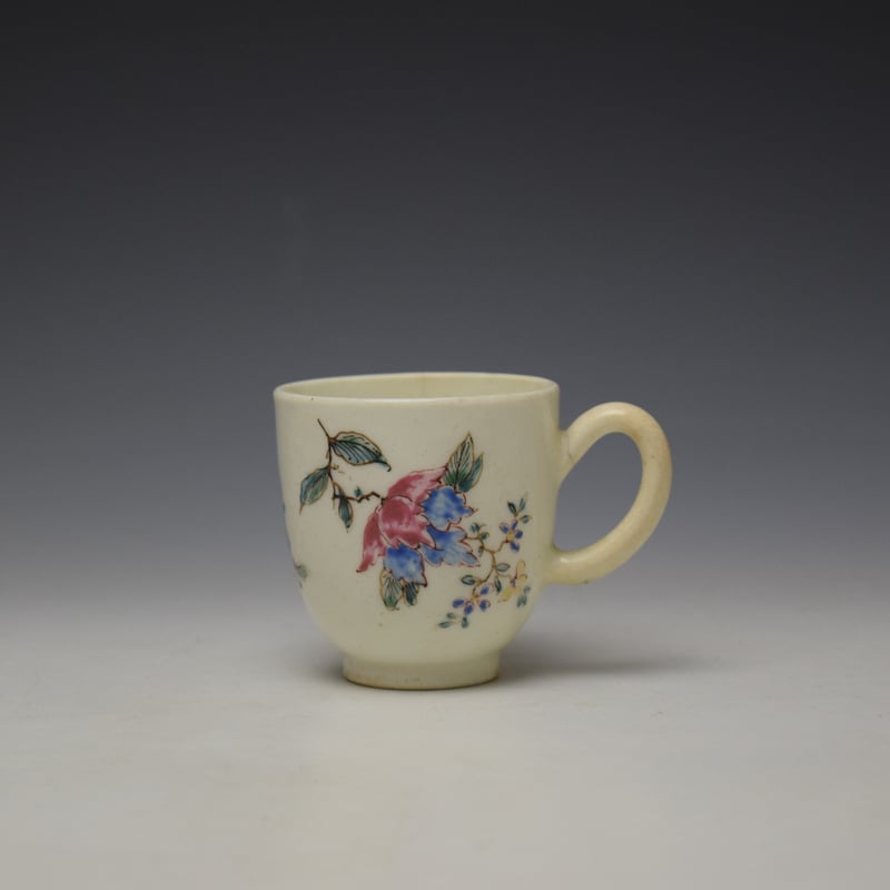 Floral Pattern Coffee Cup c1760-65