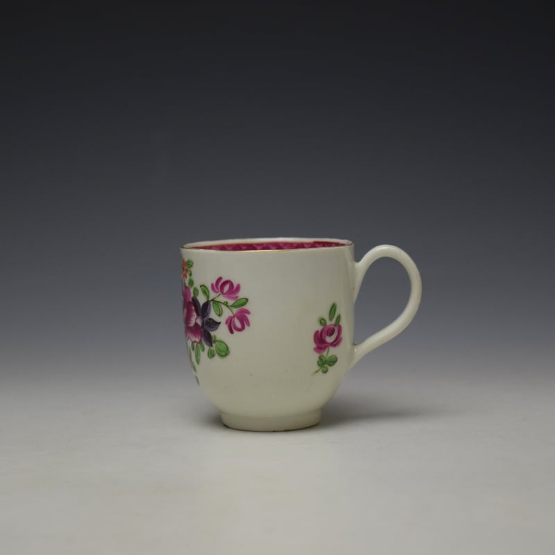 Floral Pattern Coffee Cup c1775-80