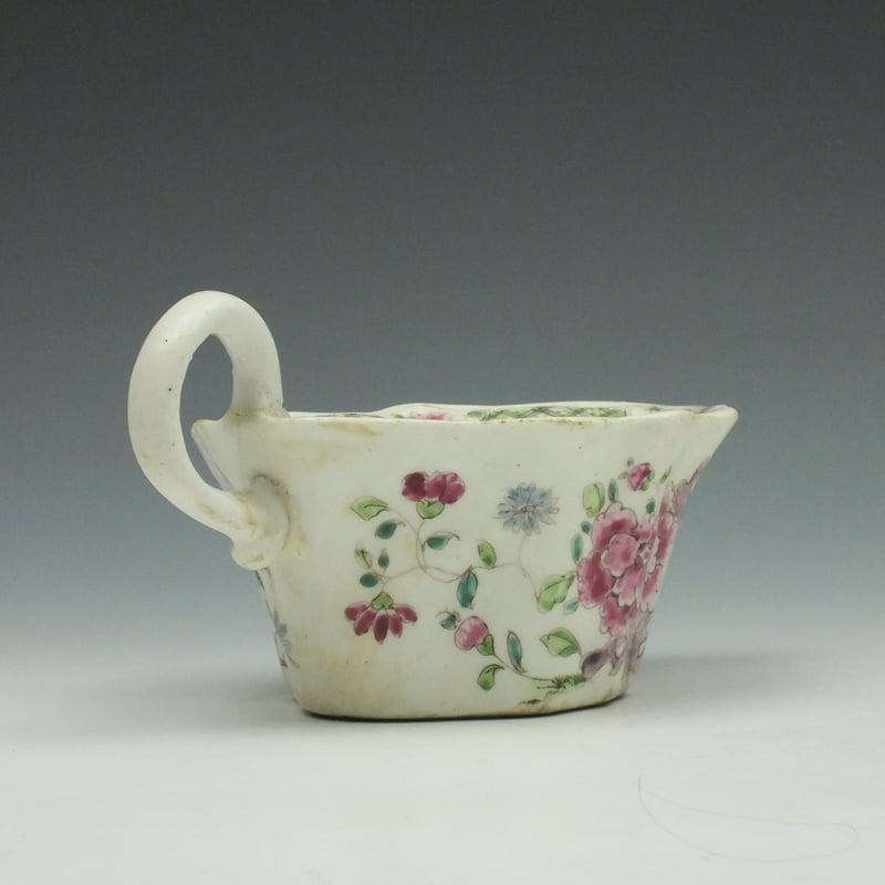 Bow Floral Pattern Creamboat c1760 (5)