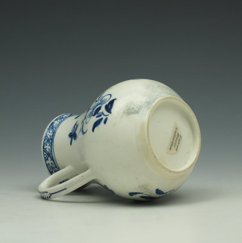 Isleworth Porcelain Floral Pattern Sparrow Beak Jug c1770 (8)