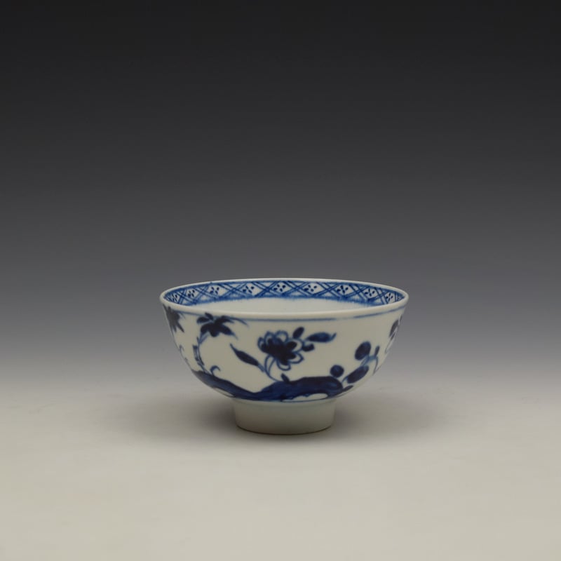 Bow Flowering Root Pattern Teabowl c1760 (5)