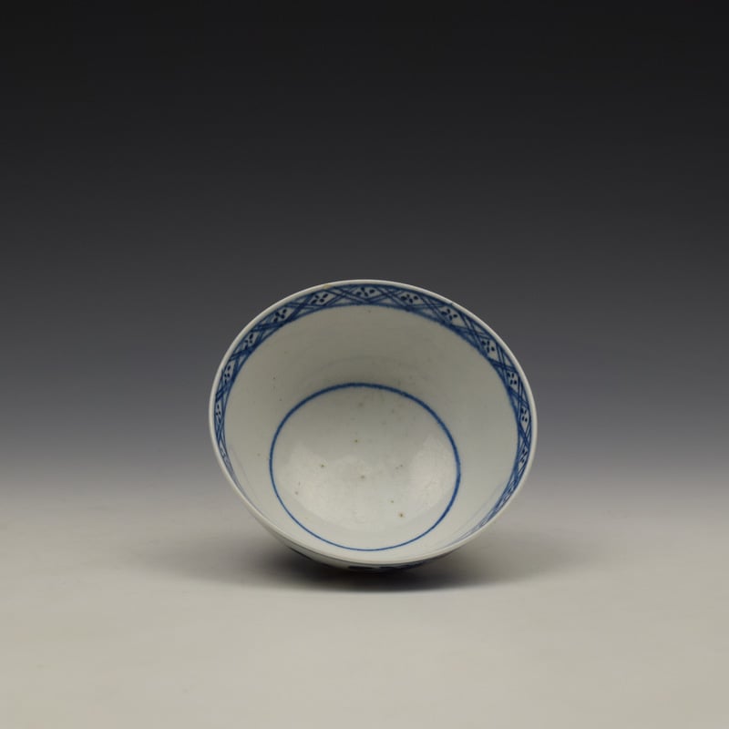Bow Flowering Root Pattern Teabowl c1760 (6)