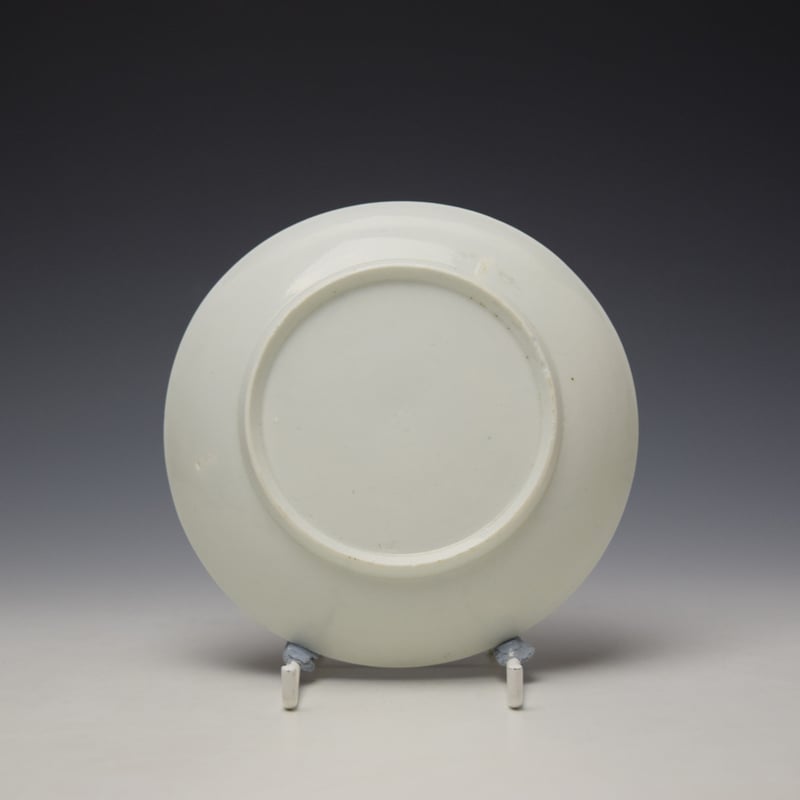 Lowestoft Hughes Moulded Saucer c1764-66 (2)