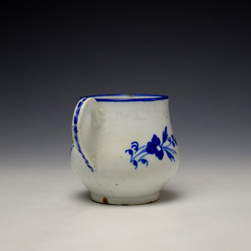 Isleworth Chantilly Sprigs Pattern Custard Cup c1775 (5)
