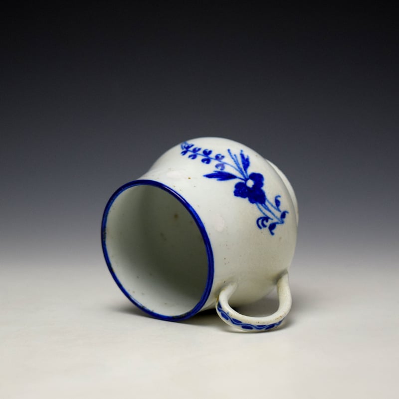 Isleworth Chantilly Sprigs Pattern Custard Cup c1775 (7)