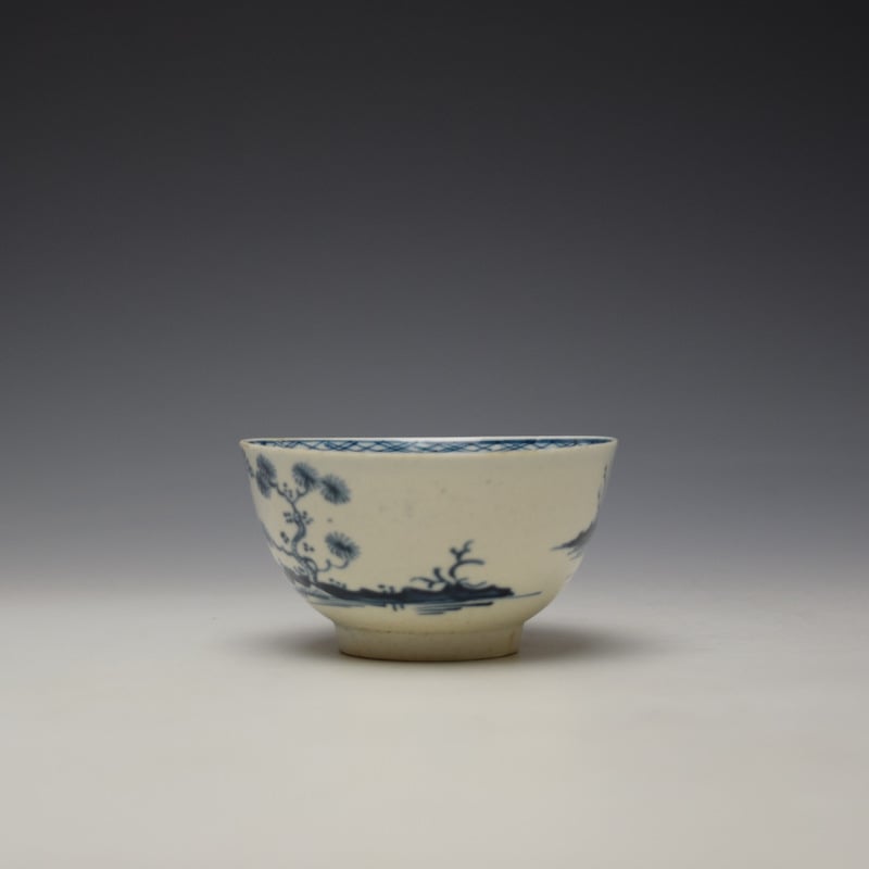 Liverpool James Pennington Cannonball Pattern Teabowl c1765-70 (3)