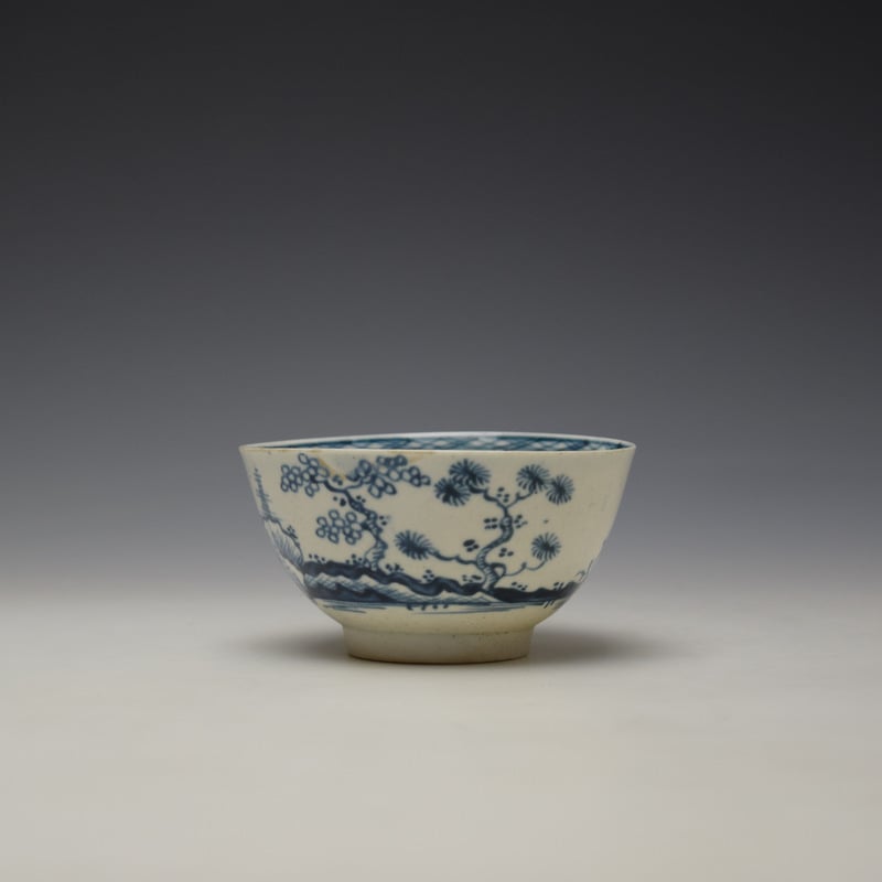 James Pennington Cannonball Pattern Teabowl c1765-70
