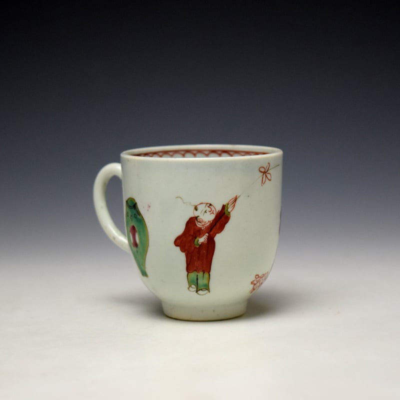 Liverpool James Pennington Mandarin Flute Player Pattern c1768-72 (3)