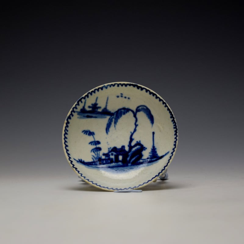 John Pennington House Fence and Willow Pattern Toy Trio c1775-85 (14)