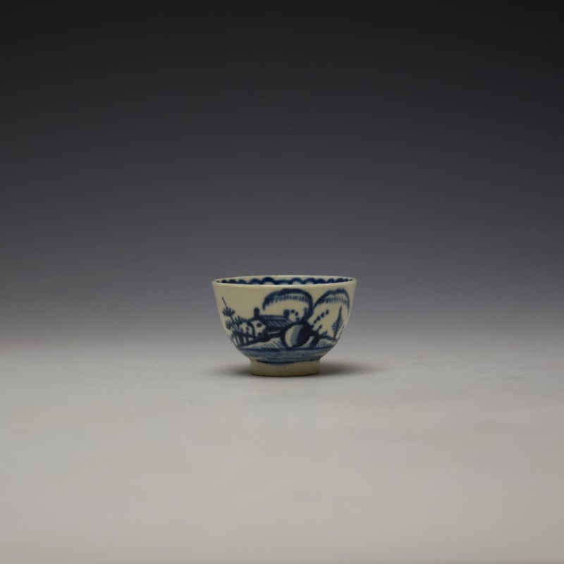 John Pennington House Fence and Willow Pattern Toy Trio c1775-85 (3)