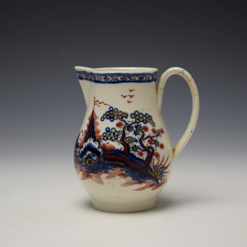 John Pennington Rock Strata Island Pattern Sparrow Beak Jug c1780-90