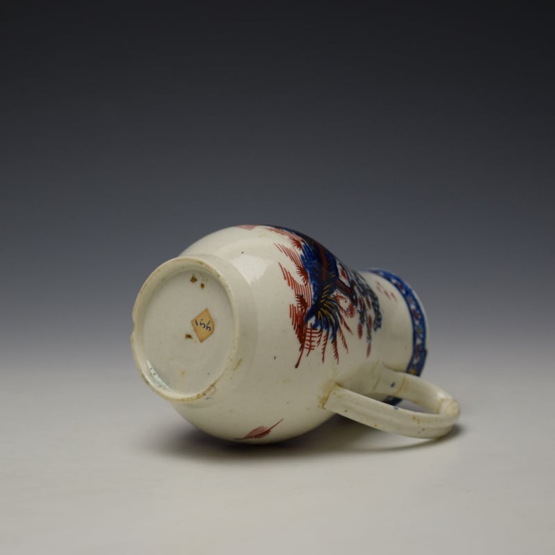 Liverpool John Pennington Rock Strata Island Pattern Sparrow Beak Jug c1780-90 (7)