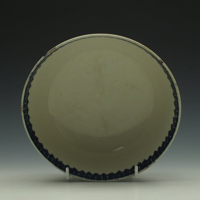 Liverpool John Pennington Fisherman Pattern Slop Bowl c1775-85 (43)