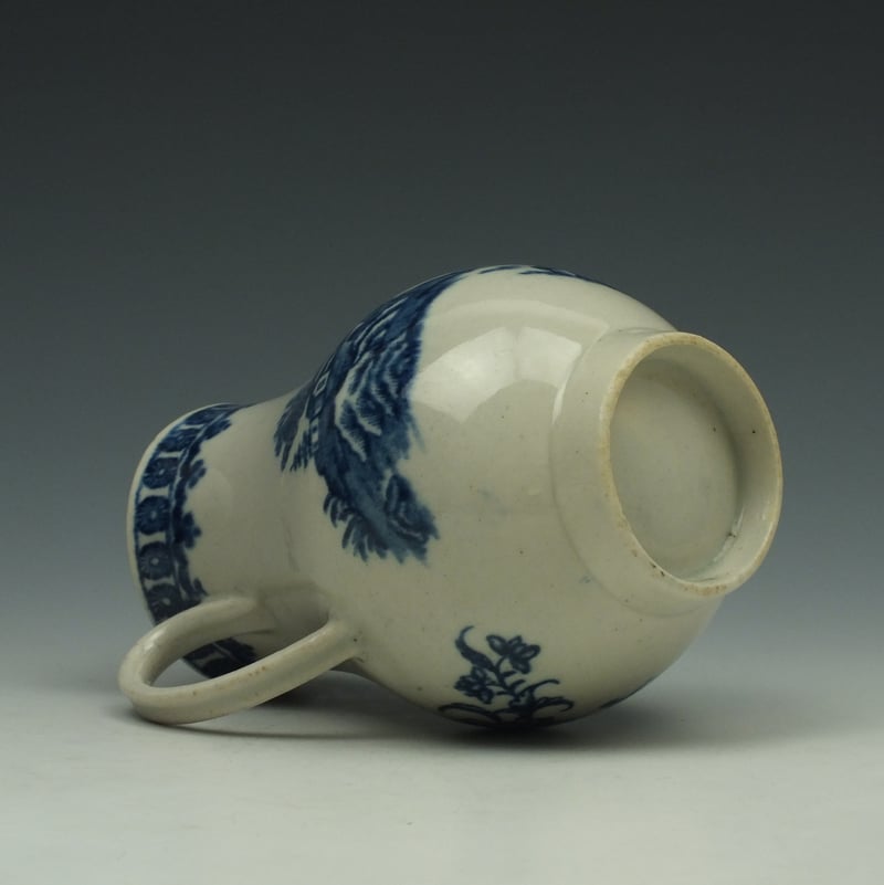 Liverpool John Pennington Fisherman Pattern Sparrow Beak Jug c1775-85 (30)