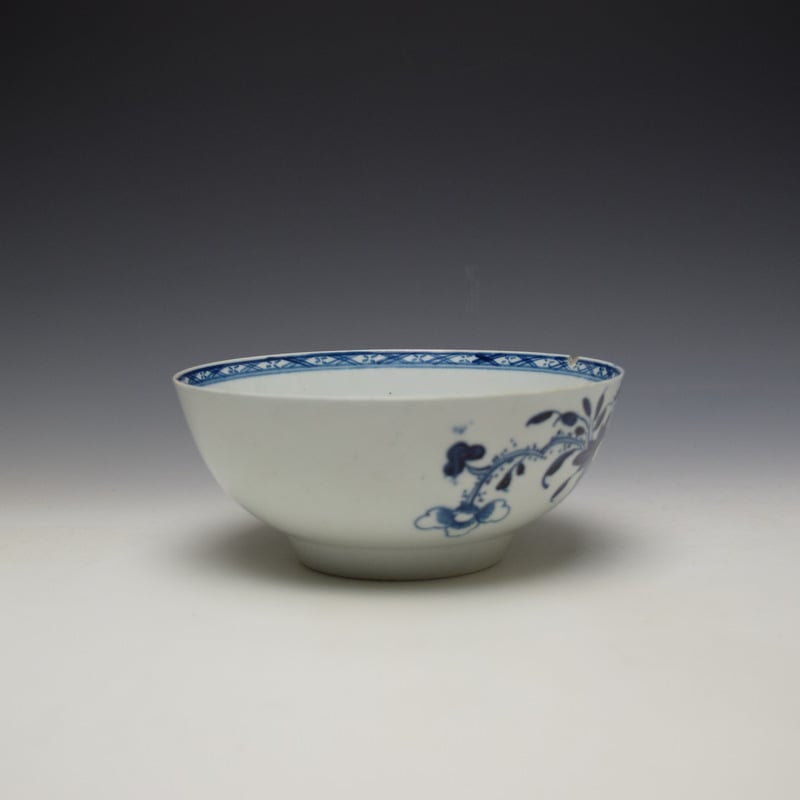 Liverpool Philip Christian Liverbird Pattern Slop Bowl c1768-72 (2)