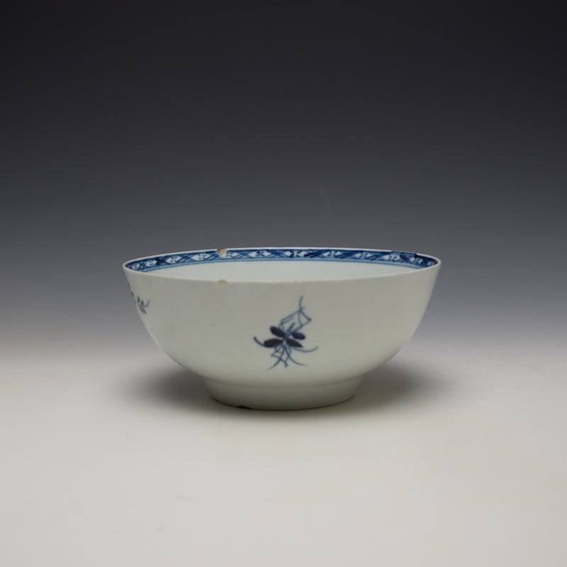 Liverpool Philip Christian Liverbird Pattern Slop Bowl c1768-72 (3)