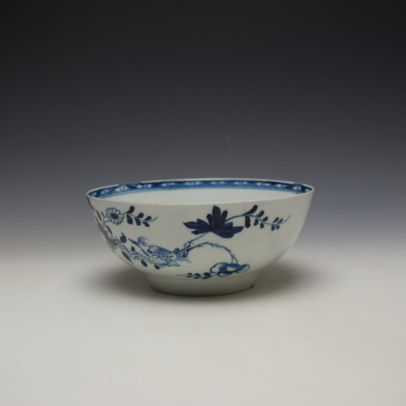 Liverpool Philip Christian Liverbird Pattern Slop Bowl c1768-72 (4)
