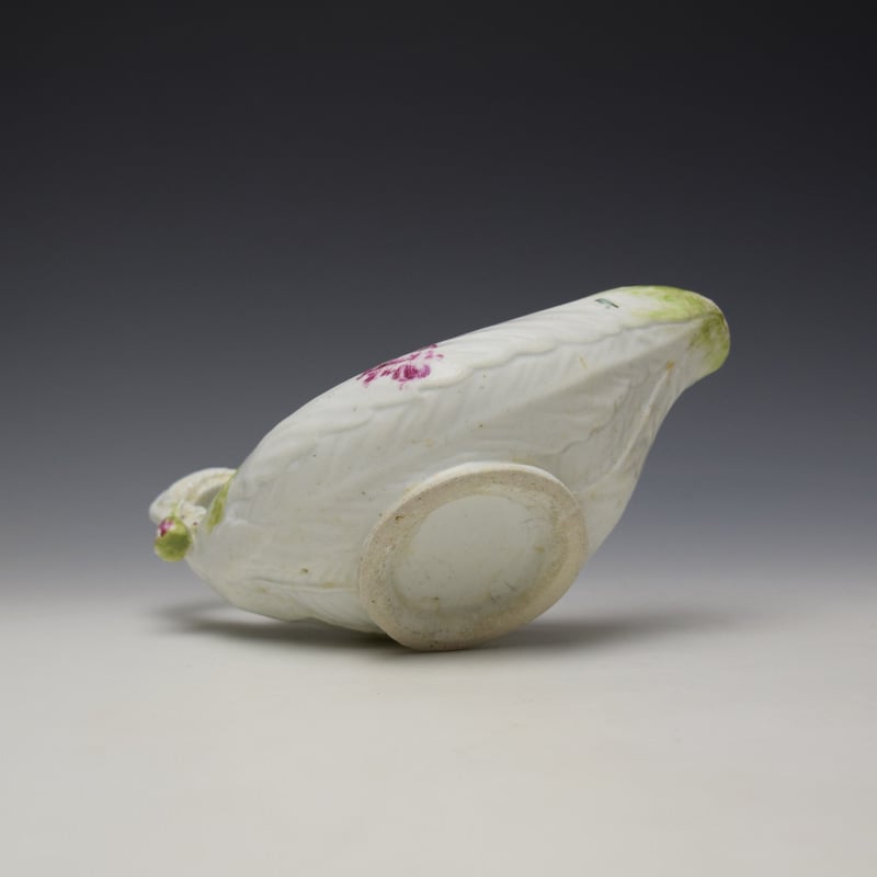 Longton Hall Cos Moulded Sauceboat c1755 (8)