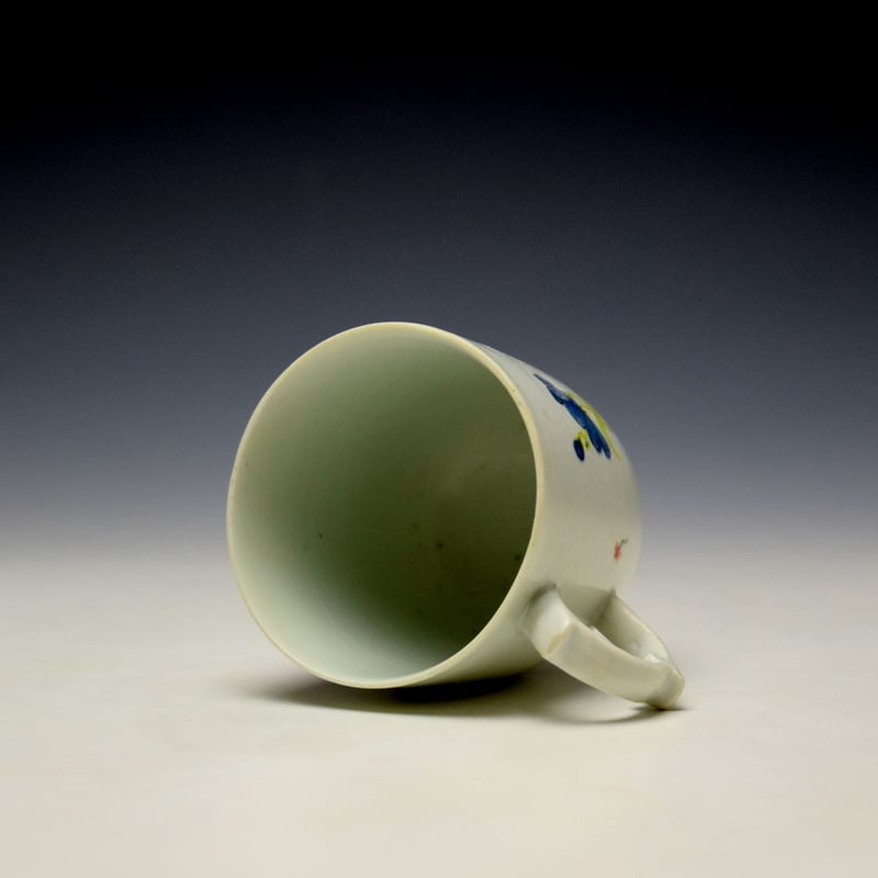 Longton Hall Floral Pattern Coffee Cup c1756-60 (6)