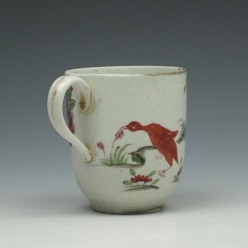 Longton Hall Goose Pattern Coffee Cup c1756-60 (4)